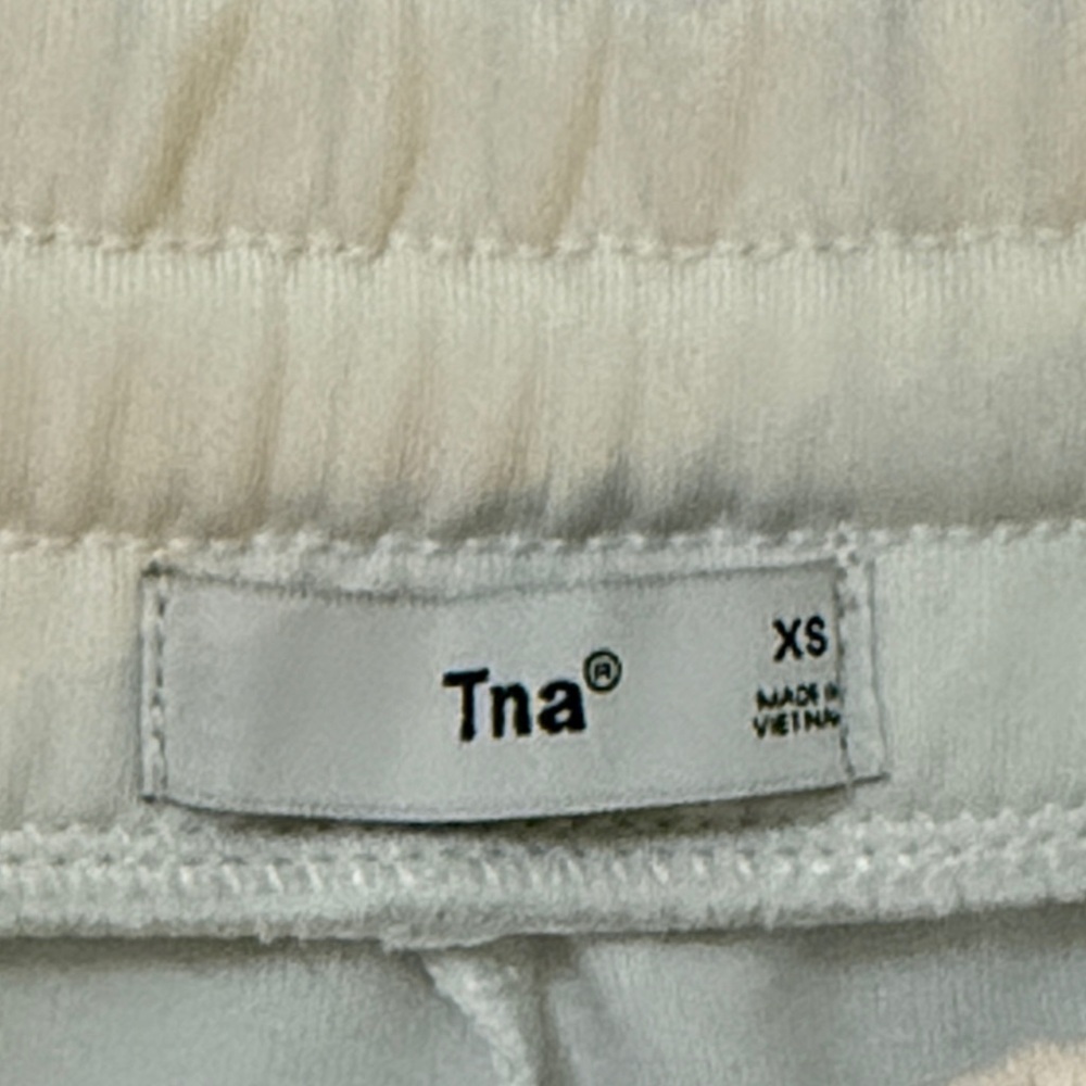 B8 TNA Women's XS White Track Jogger Pants - Picture 2 of 5